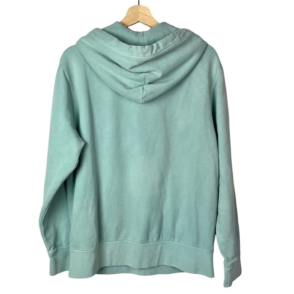 American Eagle AEO Blue Graphic Pullover Hooded Sweatshirt M - Picture 2 of 3